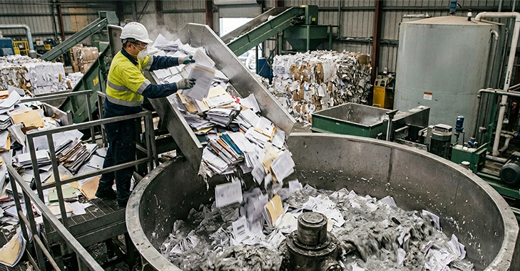 溶解処理する書類