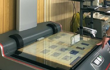 図面製本をスキャンする